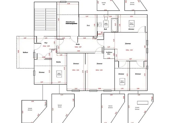 Daire Grosse Dachgeschosswohnung *